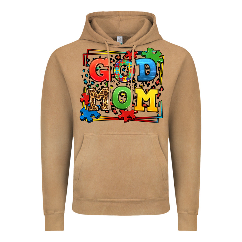 Autism God Mom Vintage Hoodie by LillyAllenDesigns | Teevron