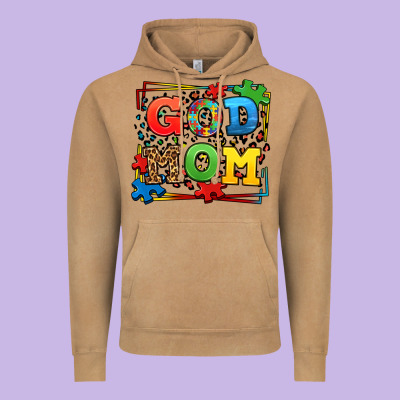 Autism God Mom Vintage Hoodie Designed By Lillyallendesigns