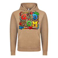 Vintage Coffee autism god mom Vintage Hoodie - LillyAllenDesigns