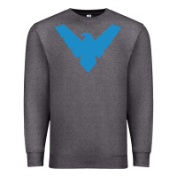 Charcoal Heather nightwing Premium Sweatshirt - linhVisuals