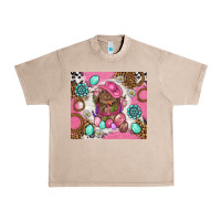 French Oak Cowboy Bunny Easter Tumbler Urban Heavy Tee - BundleAndBundleShop
