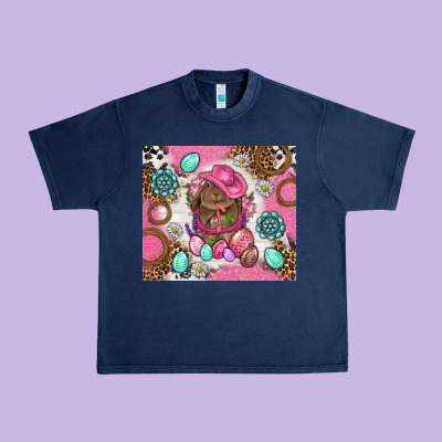 Cowboy Bunny Easter Tumbler Urban Heavy Tee Designed By Bundleandbundleshop