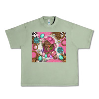 Oil Green Cowboy Bunny Easter Tumbler Urban Heavy Tee - BundleAndBundleShop