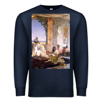 Navy morocco, map, african, nying,algeria, agadir travel Premium Sweatshirt - linhVisuals
