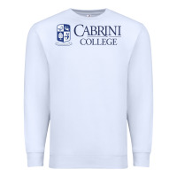 White cabrini college verticle Premium Sweatshirt - linhVisuals