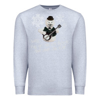 Heather Grey sam the snowman from rankin bass rudolph the red nosed reindeer Premium Sweatshirt - linhVisuals