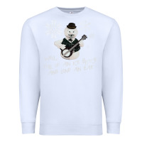 White sam the snowman from rankin bass rudolph the red nosed reindeer Premium Sweatshirt - linhVisuals
