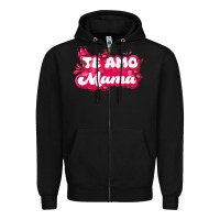 Black te amo mama Zipper Hoodie - JahusDesignShop