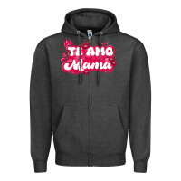 Charcoal Heather te amo mama Zipper Hoodie - JahusDesignShop
