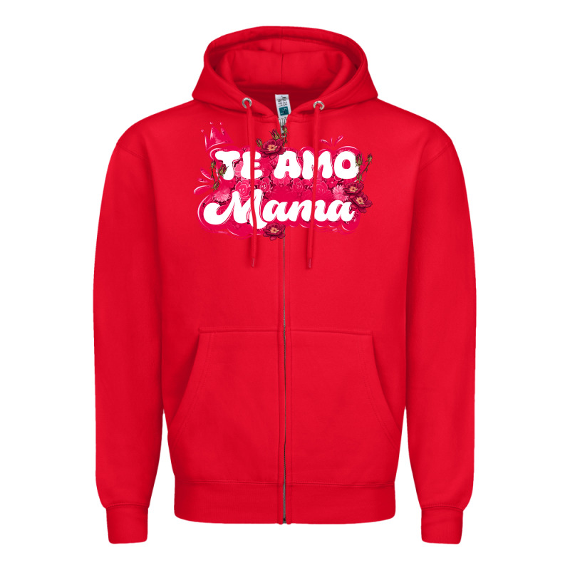 Te Amo Mama Zipper Hoodie by JahusDesignShop | Teevron