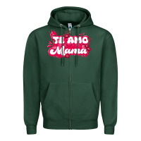 Sports Green te amo mama Zipper Hoodie - JahusDesignShop