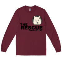 Burgundy The Rescue Collective Long Sleeve Tee - Bettercallsaul