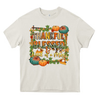 Cream thankful blessed and kind of a mess Heavy Core Tee - CowGirlArtShop