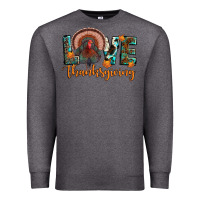 Charcoal Heather love thanksgiving Premium Sweatshirt - JahusDesignShop