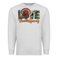 Dove Grey love thanksgiving Premium Sweatshirt - JahusDesignShop