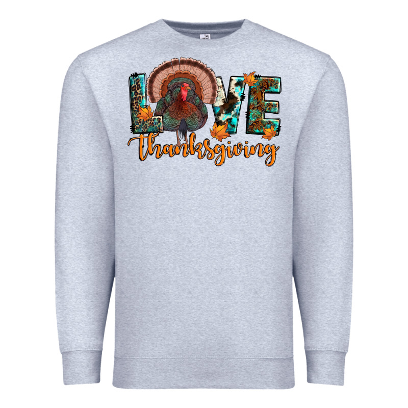 Love Thanksgiving Premium Sweatshirt by JahusDesignShop | Teevron