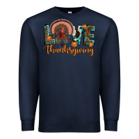 Navy love thanksgiving Premium Sweatshirt - JahusDesignShop