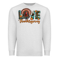 Oatmeal Heather love thanksgiving Premium Sweatshirt - JahusDesignShop