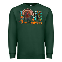 Sports Green love thanksgiving Premium Sweatshirt - JahusDesignShop