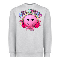 Heather Grey hey cancer Heavyweight Sweatshirt - JahusDesignShop