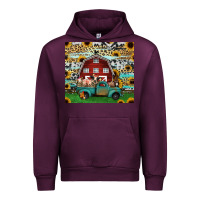 Mauve Wine farm animals red barn tumbler 20oz Urban Hoodie - Jasminsmagicworld