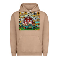 Pigment Burro farm animals red barn tumbler 20oz Urban Hoodie - Jasminsmagicworld
