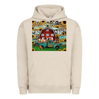 Pigment French Oak farm animals red barn tumbler 20oz Urban Hoodie - Jasminsmagicworld