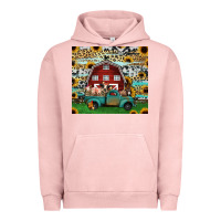 Pigment Salmon farm animals red barn tumbler 20oz Urban Hoodie - Jasminsmagicworld