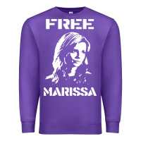 Purple free marissa Premium Sweatshirt - linhVisuals