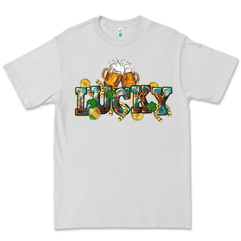 Lucky Beers St. Patrick's Day Premium Tee by CowGirlArtShop | Teevron