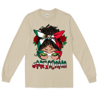 Mexicana Messy Bun Mama Long Sleeve Tee | Teevron