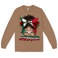 Toasted Coconut mexicana messy bun mama Long Sleeve Tee - BundleAndBundleShop