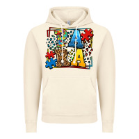 Vintage Artic autism leopard frame para Vintage Hoodie - LillyAllenDesigns