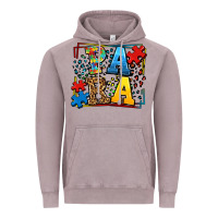 Autism Leopard Frame Para Vintage Hoodie | Teevron
