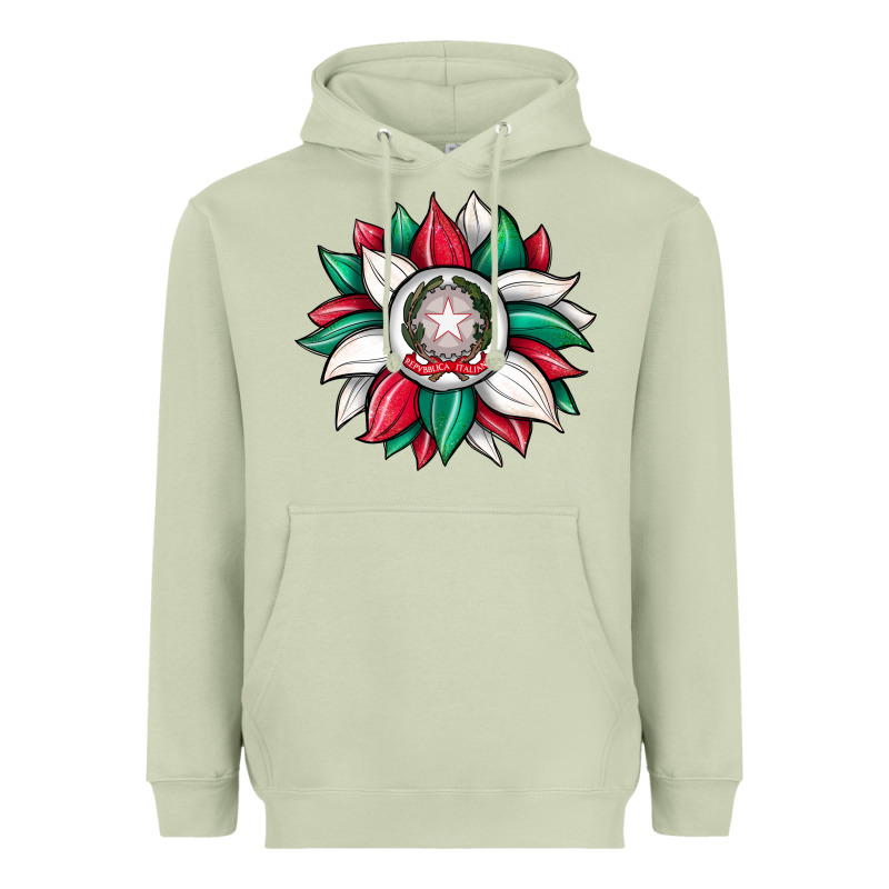 Sunflower İtalian Flag Heavyweight Hoodie by JahusDesignShop | Teevron