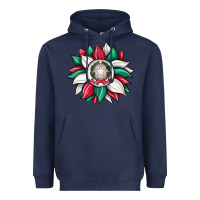 Navy sunflower i̇talian flag Heavyweight Hoodie - JahusDesignShop