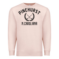 Pale Pink pinehurst north carolina golf Premium Sweatshirt - linhVisuals