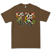 Cacao texas state cowhide serape cactus Premium Tee - RanaPortraitStore