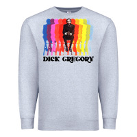 Heather Grey dick gregory Premium Sweatshirt - linhVisuals