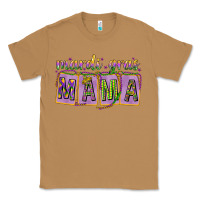 Mardi Gras Mama With Beads Classic Tee | Teevron