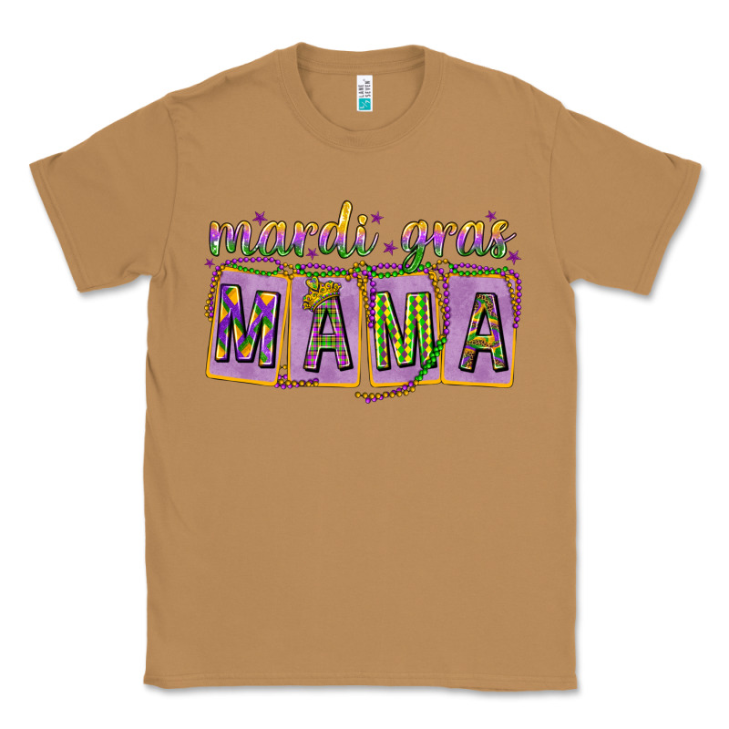 Mardi Gras Mama With Beads Classic Tee by HowdyJamesFarm | Teevron