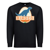 Black dinoco oil 1930 Premium Sweatshirt - linhVisuals