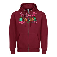 Burgundy meltdown manager Zipper Hoodie - JahusDesignShop
