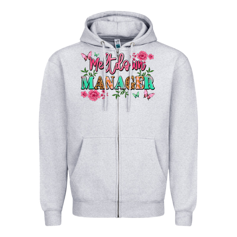Meltdown Manager Zipper Hoodie by JahusDesignShop | Teevron
