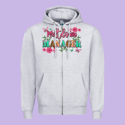 Meltdown Manager Zipper Hoodie Designed By Jahusdesignshop