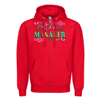 Red meltdown manager Zipper Hoodie - JahusDesignShop