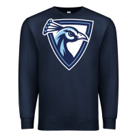 Navy Upper Iowa Peacocks, Merch Premium Sweatshirt - linhVisuals