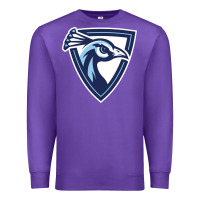 Purple Upper Iowa Peacocks, Merch Premium Sweatshirt - linhVisuals