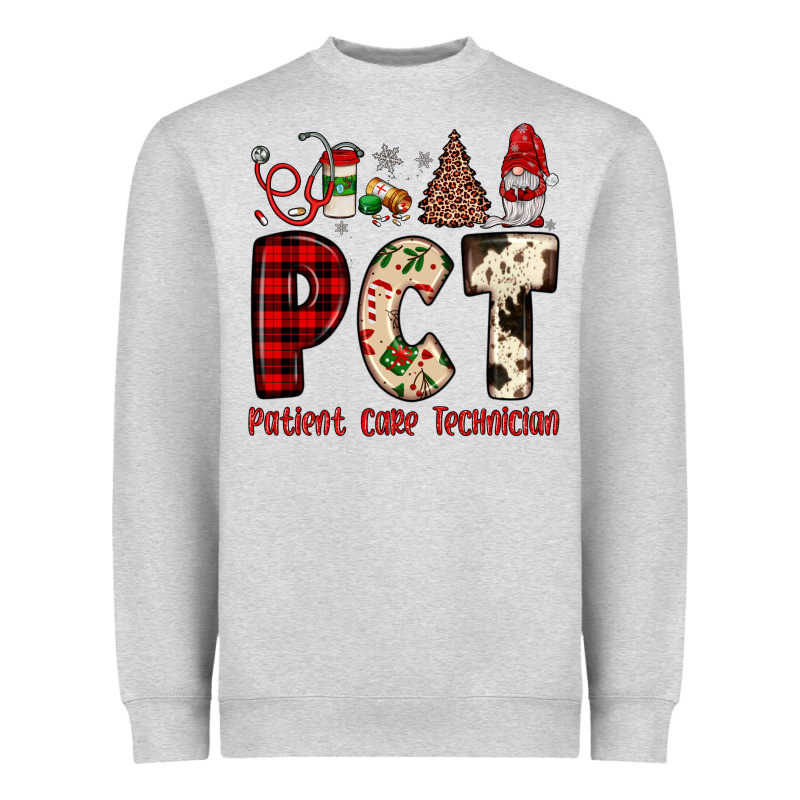 Pct Patient Care Technician  Christmas Heavyweight Sweatshirt by JahusDesignShop | Teevron