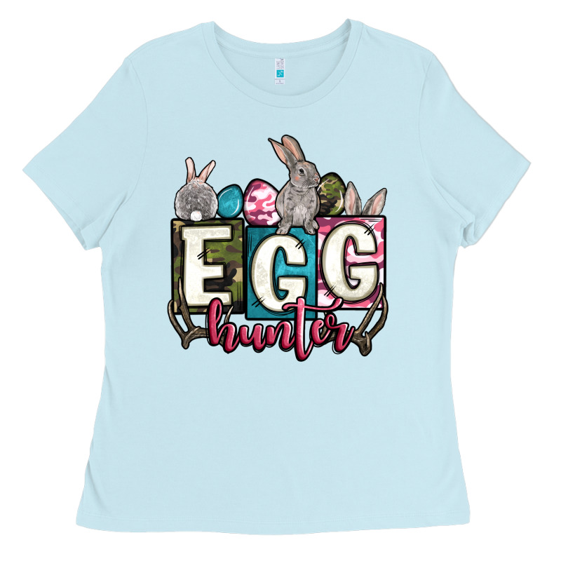 Easter Egg Hunter Ladies Tee by OliviaCreatesArt | Teevron
